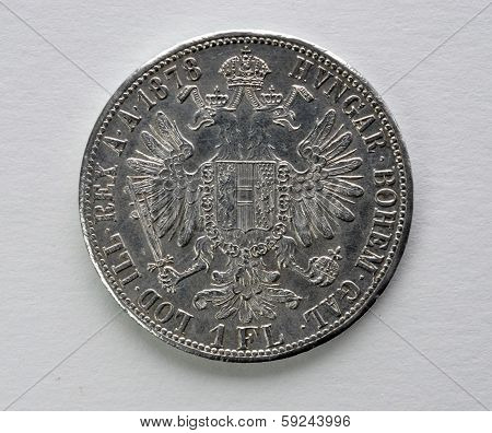 Old silver coins of Austria-Hungary