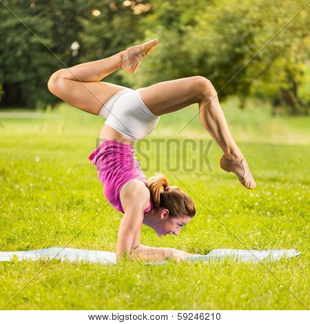 Exercising yoga