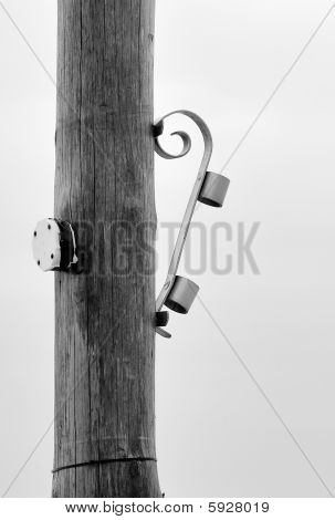 Colonna in legno