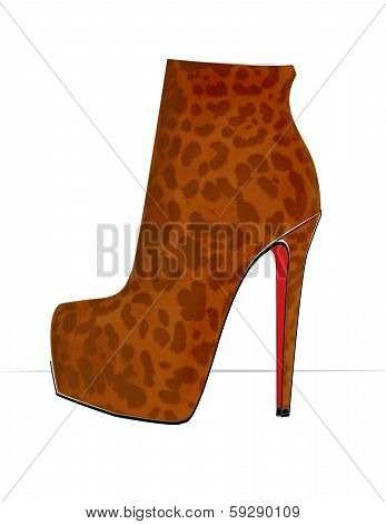Leopard Print Bootie