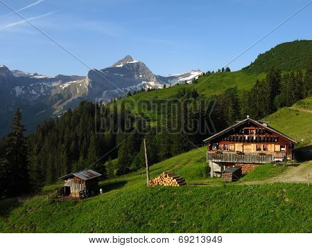 Farm House And Oldenhorn