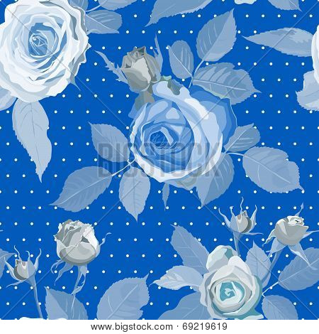 Decorative Floral Seamless Pattern.
