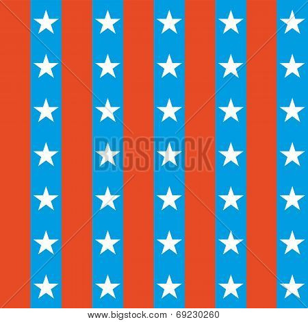 Seamless Stars and Stripes