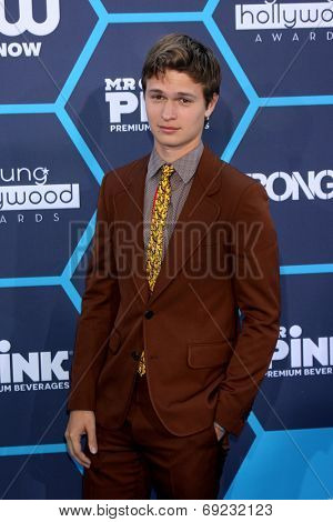 LOS ANGELES - JUL 27:  Ansel Elgort at the 2014 Young Hollywood Awards  at the Wiltern Theater on July 27, 2014 in Los Angeles, CA