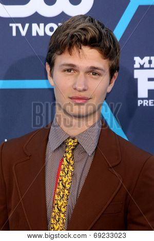 LOS ANGELES - JUL 27:  Ansel Elgort at the 2014 Young Hollywood Awards  at the Wiltern Theater on July 27, 2014 in Los Angeles, CA