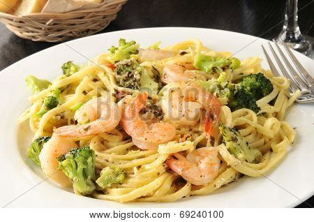 Shrimp Linguini