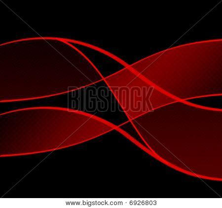 Sfondo astratto rosso e nero.