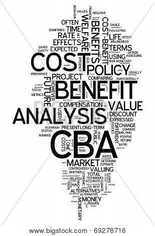 Word Cloud Cost-benefit Analysis