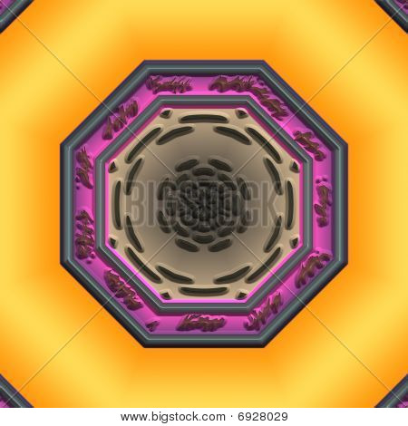 Mandala-östlichen abstract design