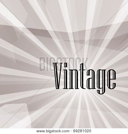 Vector grunge background with ray of light