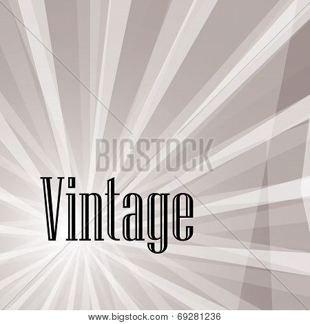 Vector grunge background with ray of light