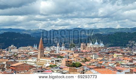View of the city of Cuenca, Ecuador