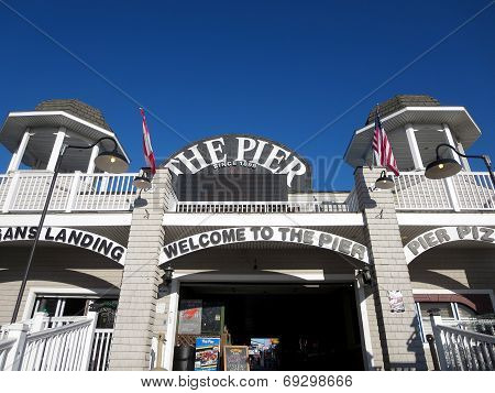 Entrance To The Historic Old Orchard Beach Pier