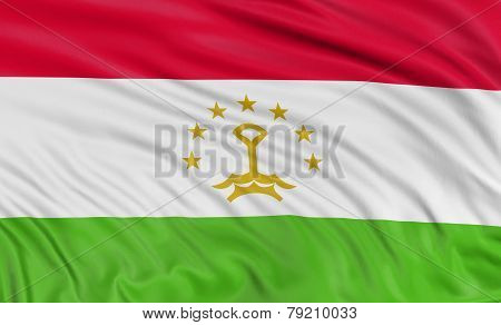 3D Tadjik flag
