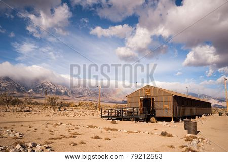 Barracks Building Manzanar National Historic Site California Sierra Nevada Range