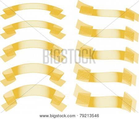  Banners Stock Vector Illustration