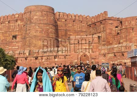 Agra Fort entrance gate, India