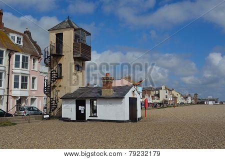 Old Watchtower on Aldeburgh beach