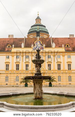 Exterior Of Melk Abbey In Austria