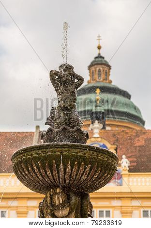 Exterior Of Melk Abbey In Austria