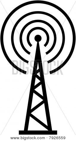 Rádio překlad. RTR - vektorové ilustrace