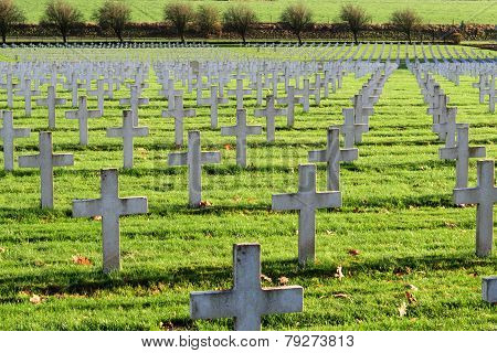 Cemetery World War One In France Vimy La Targette