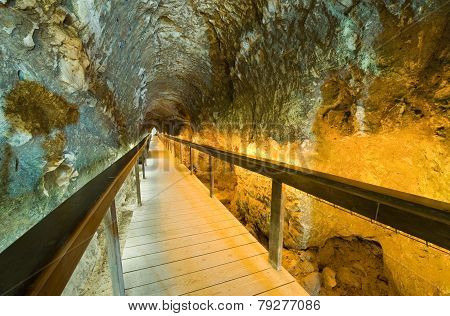 Tunnel At Tel-megiddo