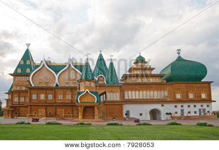 Houten paleis In Kolomenskoe, Moskou