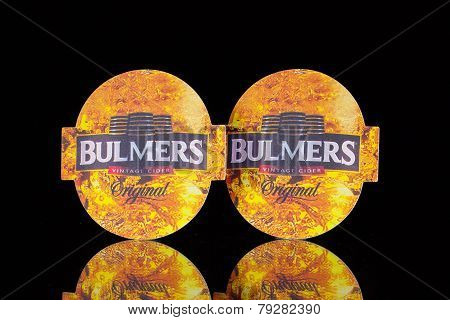 Beermats From Bulmers Cider.