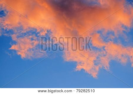 Cloudy sky background