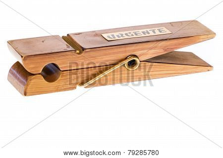 Wooden Clothespin
