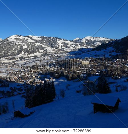 Winter Morning In Gstaad
