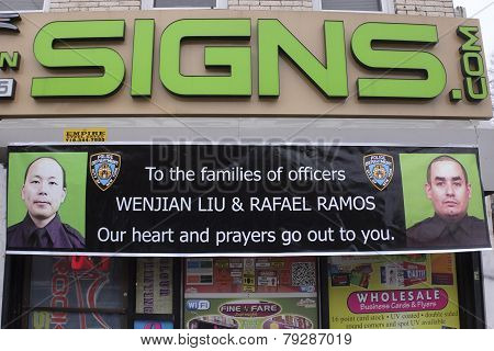 Community support sign in Dyker Heights