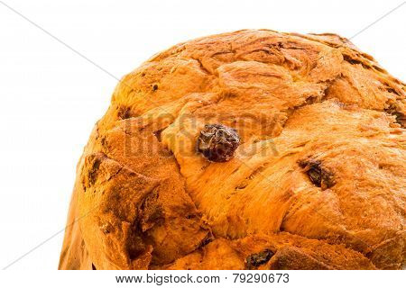 Close Up  Italian Christmas Cake Called Panettone