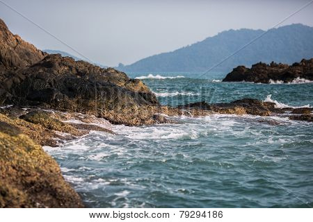 Rock in the sea