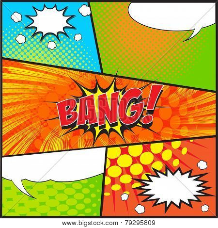 Comic background