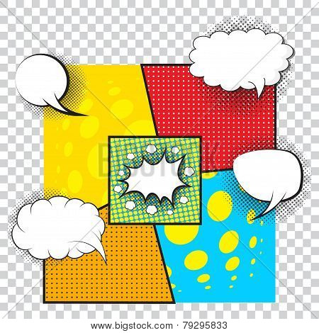 Comic background