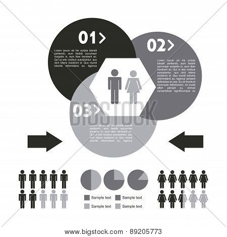 People design over white background vector illustration