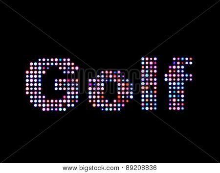 Golf Led Text
