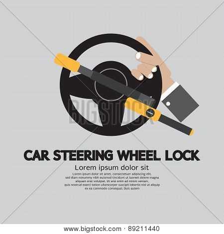 Car Steering Wheel Lock.
