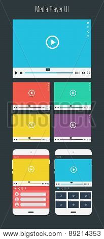Media player app mock up