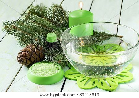 Coniferous Spa Composition
