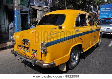 Indische Taxi im Stau