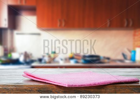 Kitchen Table With Napkin