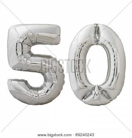 Number 50 baloons