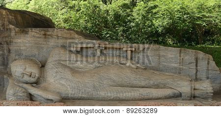 Polonnaruwa Ruin, Buddha Sculpture At Gal Vihara, Sri Lanka