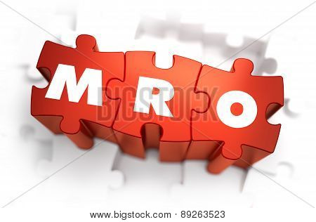 MRO - White Abbreviation on Red Puzzles.