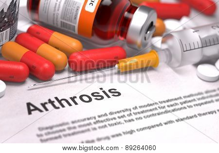 Arthrosis Diagnosis. Medical Concept.