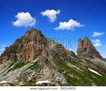 Mountain landscape - Sexten Dolomites, South Tyrol, Italy