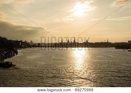 Sunset in Stockholm